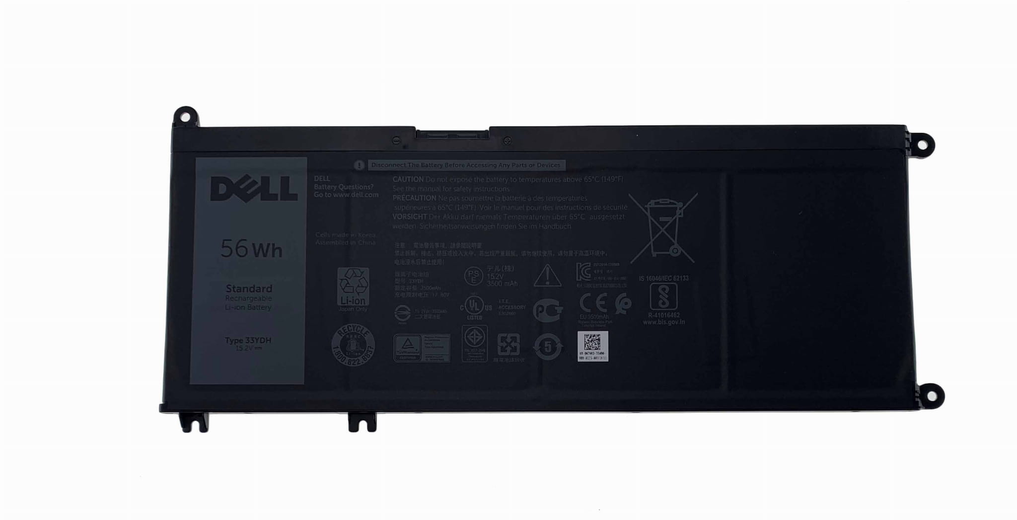 Neue Original DELL LATITUDE 3380 3480 3490 3580 3590 56Wh
